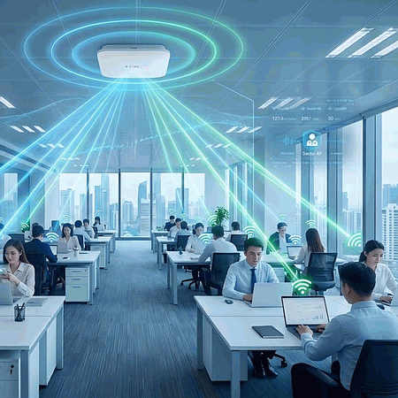 Potencia versus velocidad WiFi