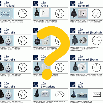 Guía Mundial de Fichas Macho y Tomacorrientes